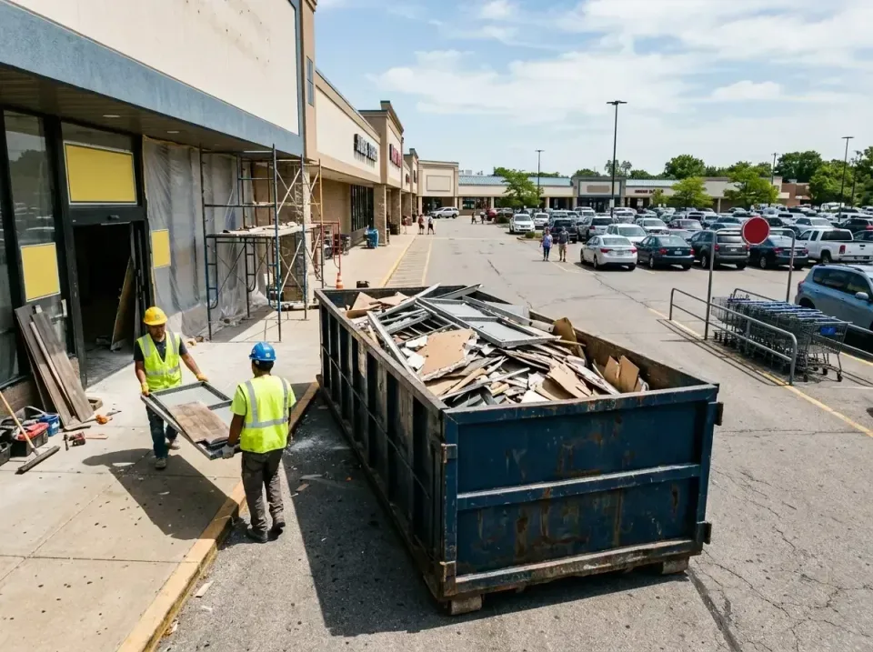 retail-store-renovation-debris-003 — frequently asked questions, Roll-off Dumpster Rentals in Paden City, WV